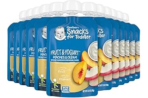 Gerber Peach: Scrumptious Peach & Cream Treat for Toddlers