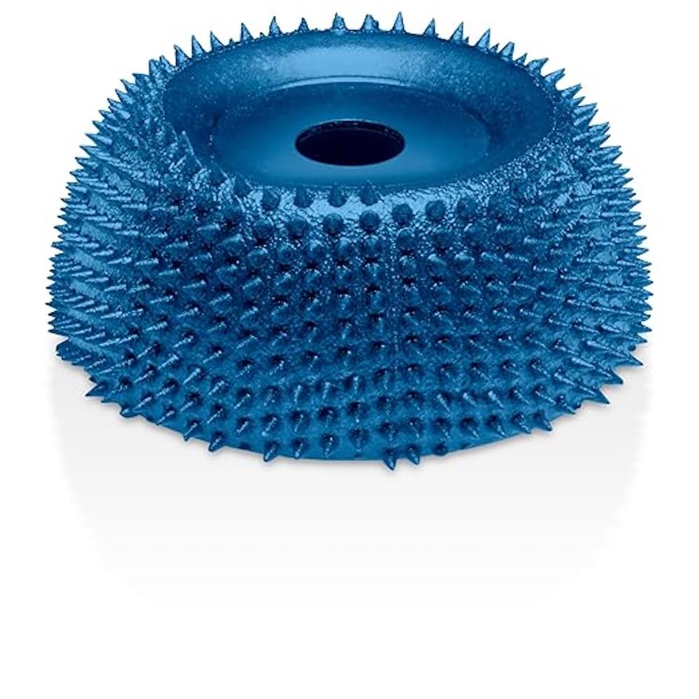 Kutzall Extreme Contour Wheel 2" 50.8mm Coarse Wood Carving Die Grinder Accessory for Milwaukee DeWalt Bosch