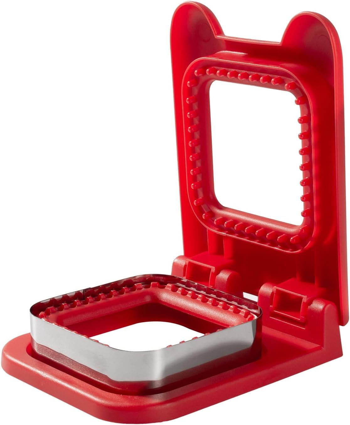 Uncrustables Sandwich Cutter and Sealer, Sandwich Cutters for Kids Lunch, Sandwich Maker Decruster for Kids Bento Box, Stainless Steel Baking Tools, Mold (SQUARE Sandwich Cutter)-image-13