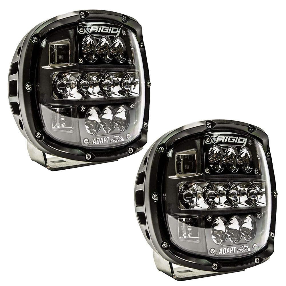 Rigid Industries 300415 Powersports LED Light - Pair, Clear