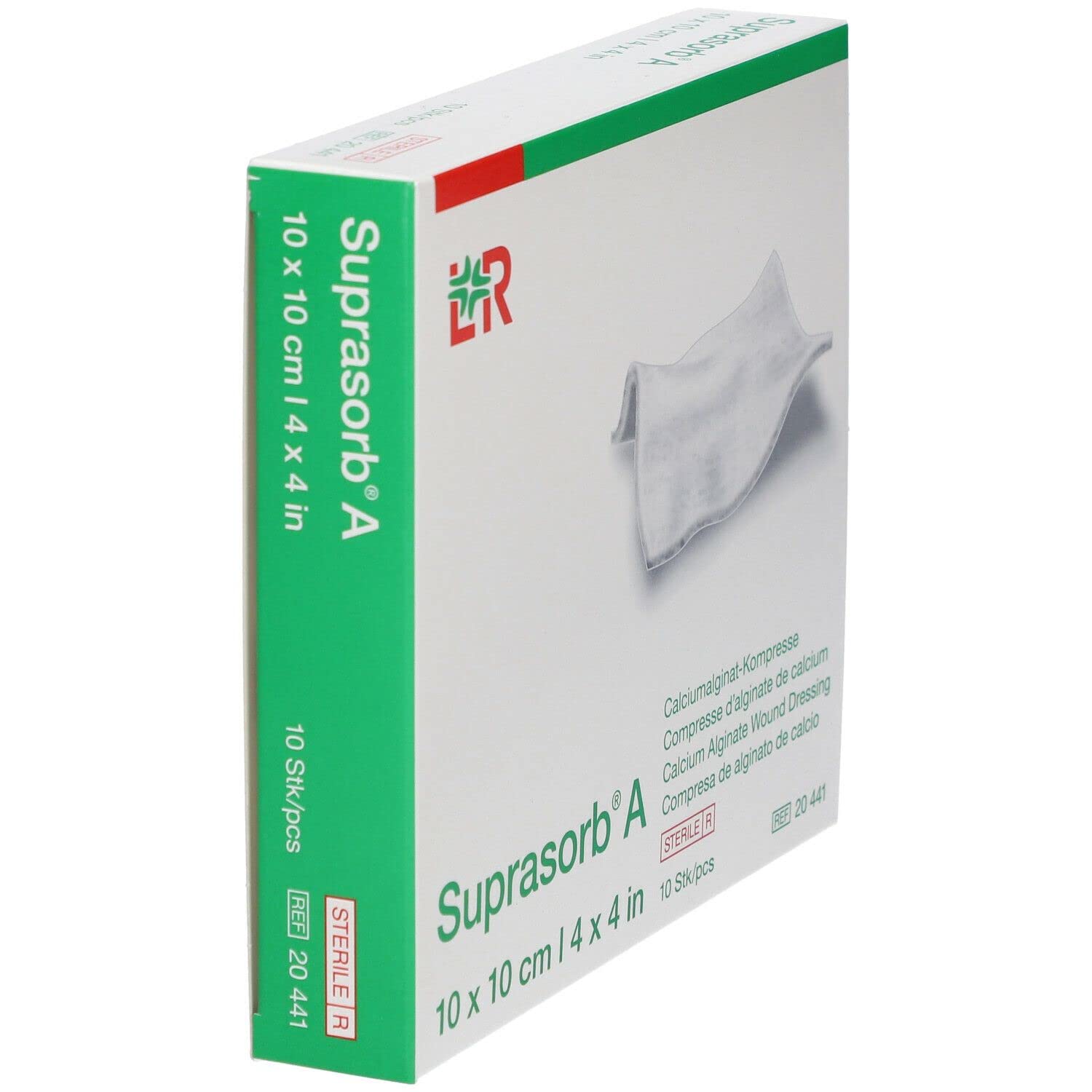 Suprasorb A Compr 10 x 10 cm, 10 Stück
