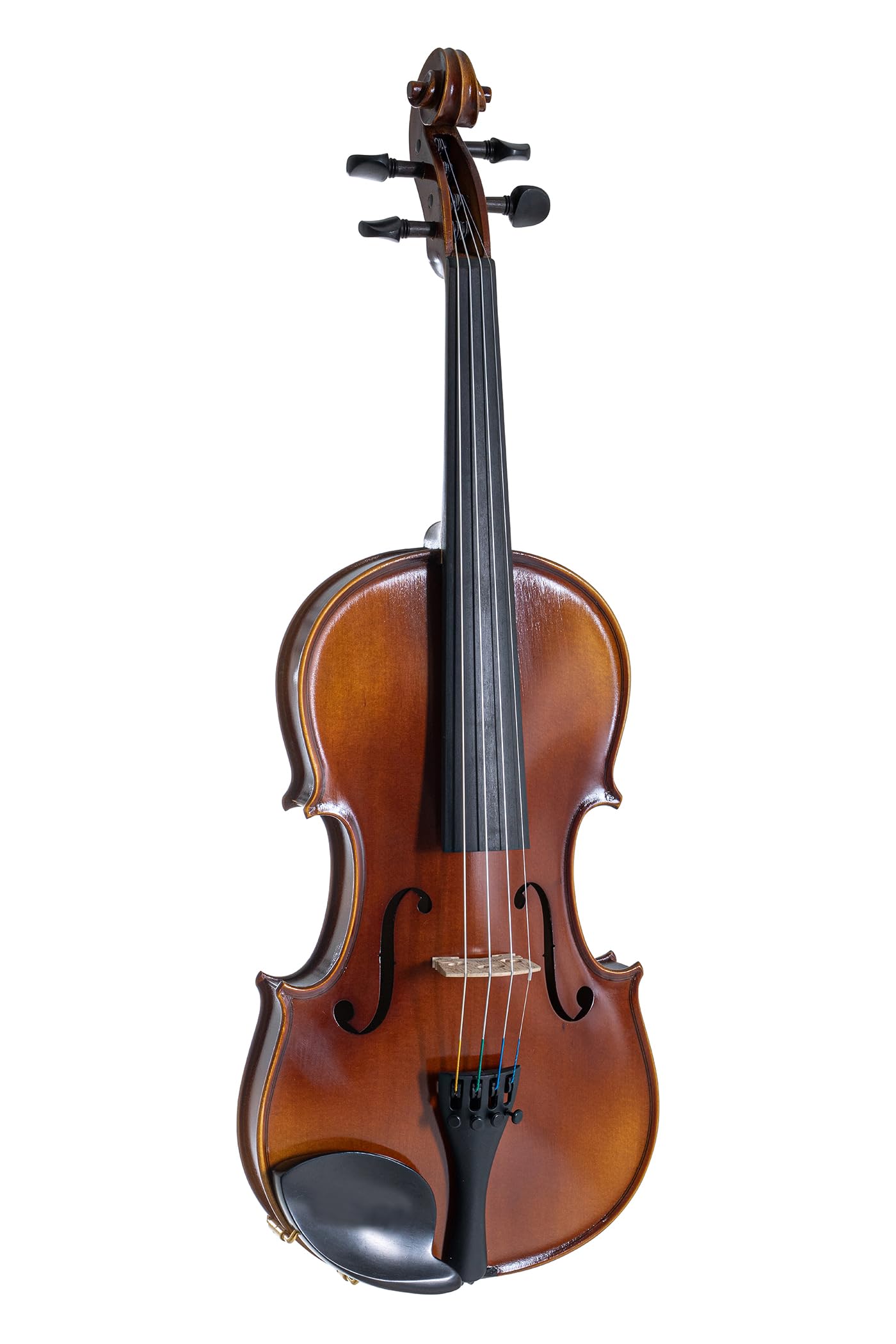 GEWA Set Violino Allegro VL 1 – 4/4 pronto per suonare, acero massello europeo e abete europeo, verniciato a mano, arco in carbonio, corde Larsen Aurora, custodia per violino