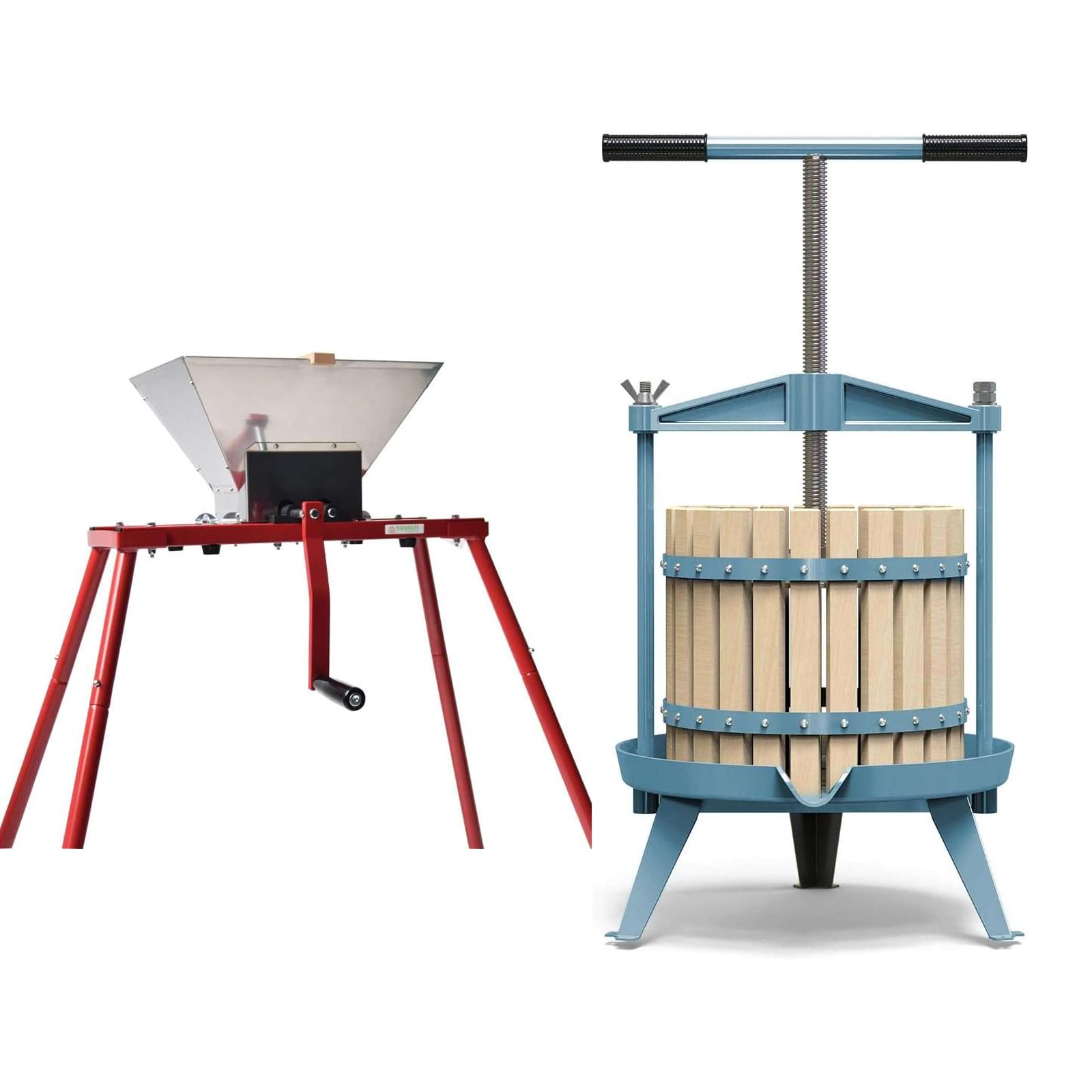 Filter Press SQUEEZE Master Fruit Cider Press Gallon Wood - Main Image