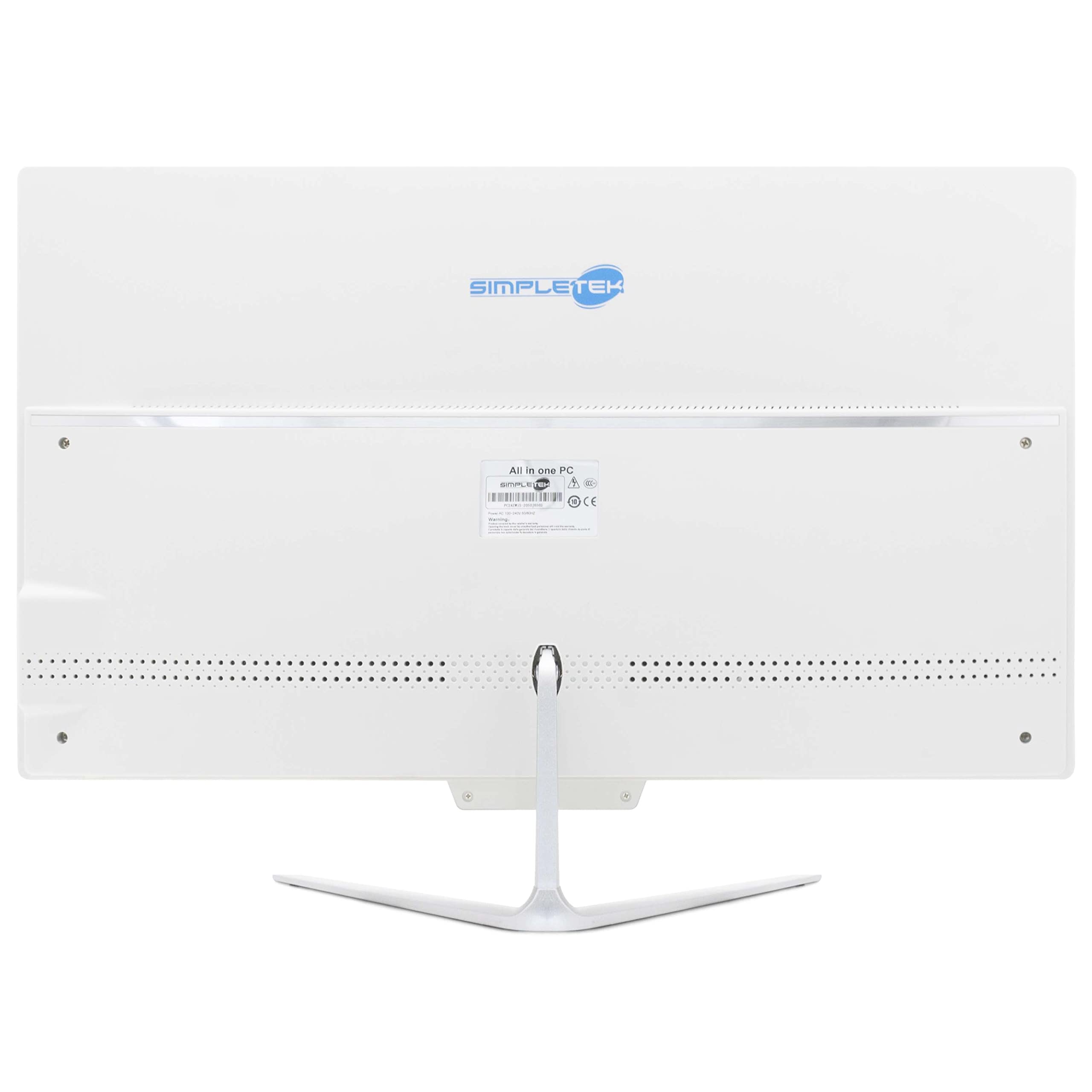 SIMPLETEK PC All in One Core i5 hasta 3.20 GHz 8 GB RAM SSD 120 GB Windows 11 Pro | Pantalla 24" FHD Webcam integrada WiFi BT LAN HDMI | Ordenador fijo Casa Oficina Escuela Trabajo