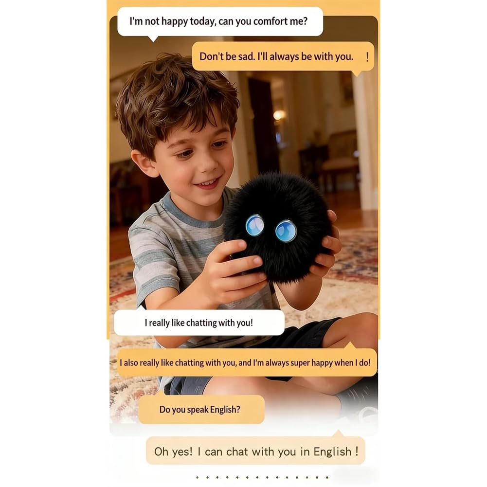 Juguete de Peluche Interactivo con IA Controlado por la App Tuya, Compañero Hablante, Muñeca Abrazable, Juguete Educativo y Inteligente.