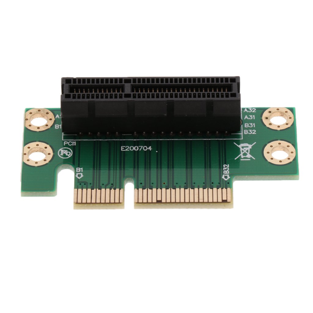 5er-Set PCI-Express 4X 90-Grad-Adapter-Riser-Karte für 1U-Computer-Servergehäuse