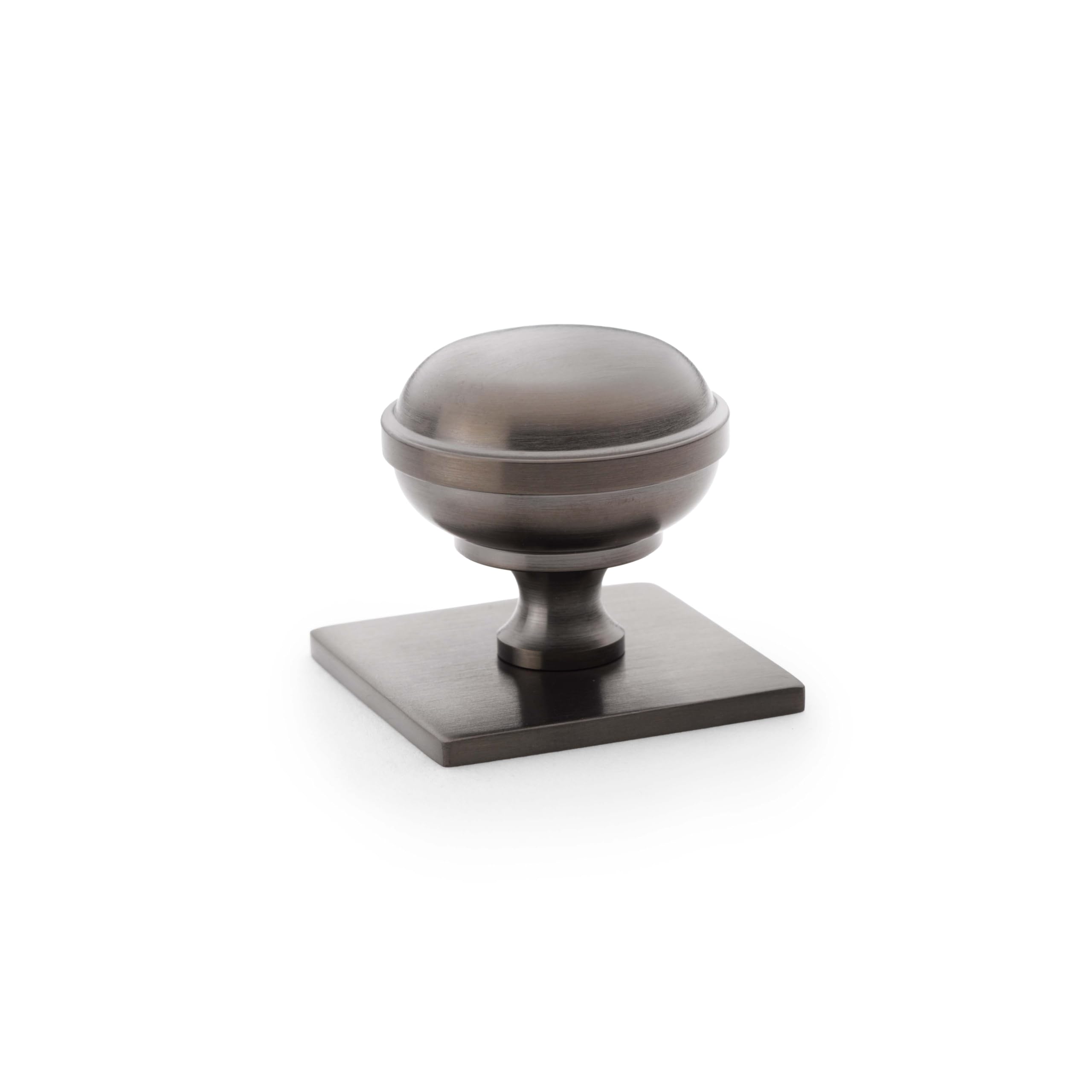 Handle & Home Dark Bronze 34Mm Knob W/Backplate – Premium Cabinet Knob For Kitchen, Bedroom & Furniture