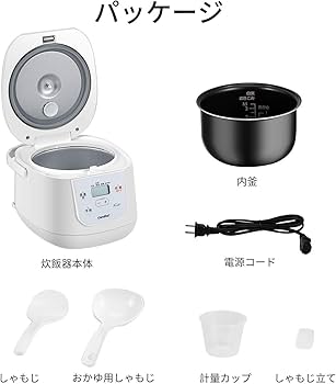 Amazon | COMFEE' 炊飯器 3.5合 一人暮らし用 保温・予約機能 炊き分け
