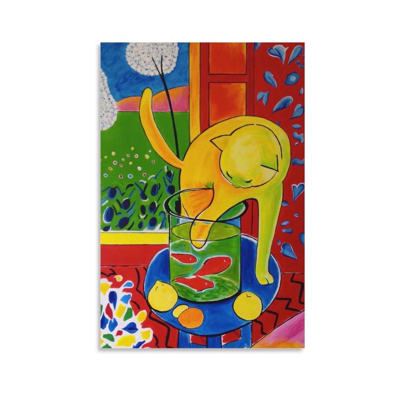 Amazon.co.jp: Henri Matisseアンリ・マティス画家の作品「金魚