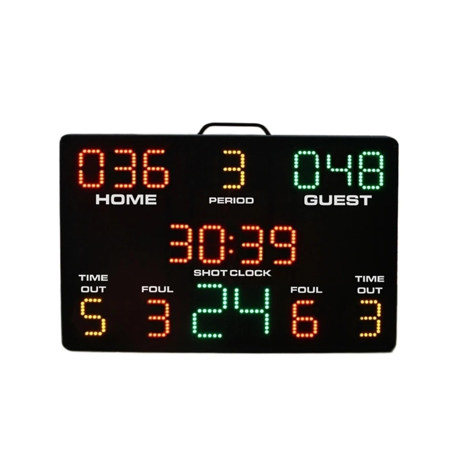 Tabellone segnapunti Digitale Multi-Sport for Ginnastica Scolastica da 4 Pollici a 5 Pollici for Il Tempo di Gioco Utilizzo Multi-Scenario