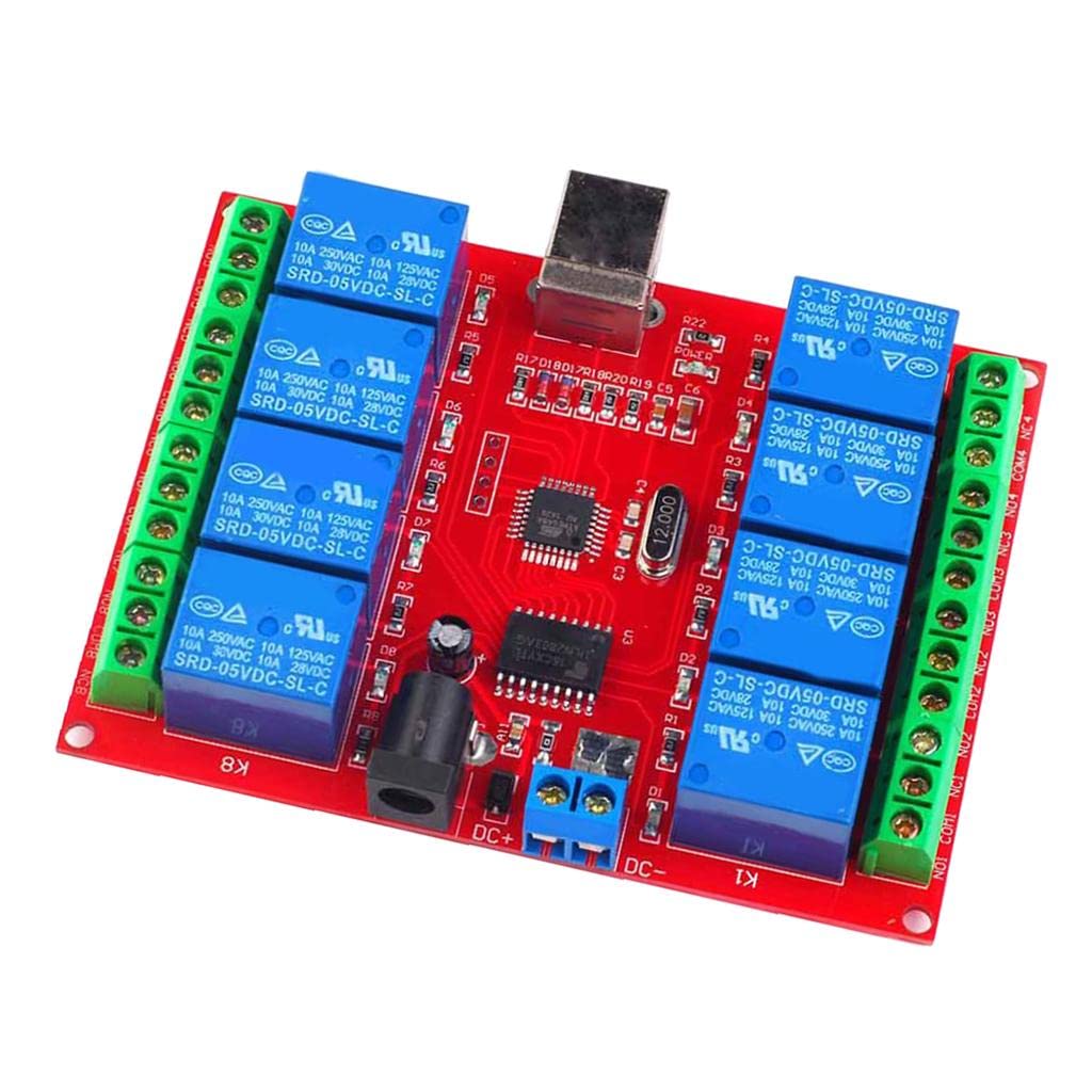 Enakshi DC 12V 8-Channel USB Relay Board Module PC Computer Control for Home Automation|Collectibles (B0CCS9YPLJ) Amazon Price History, Amazon Price Tracker
