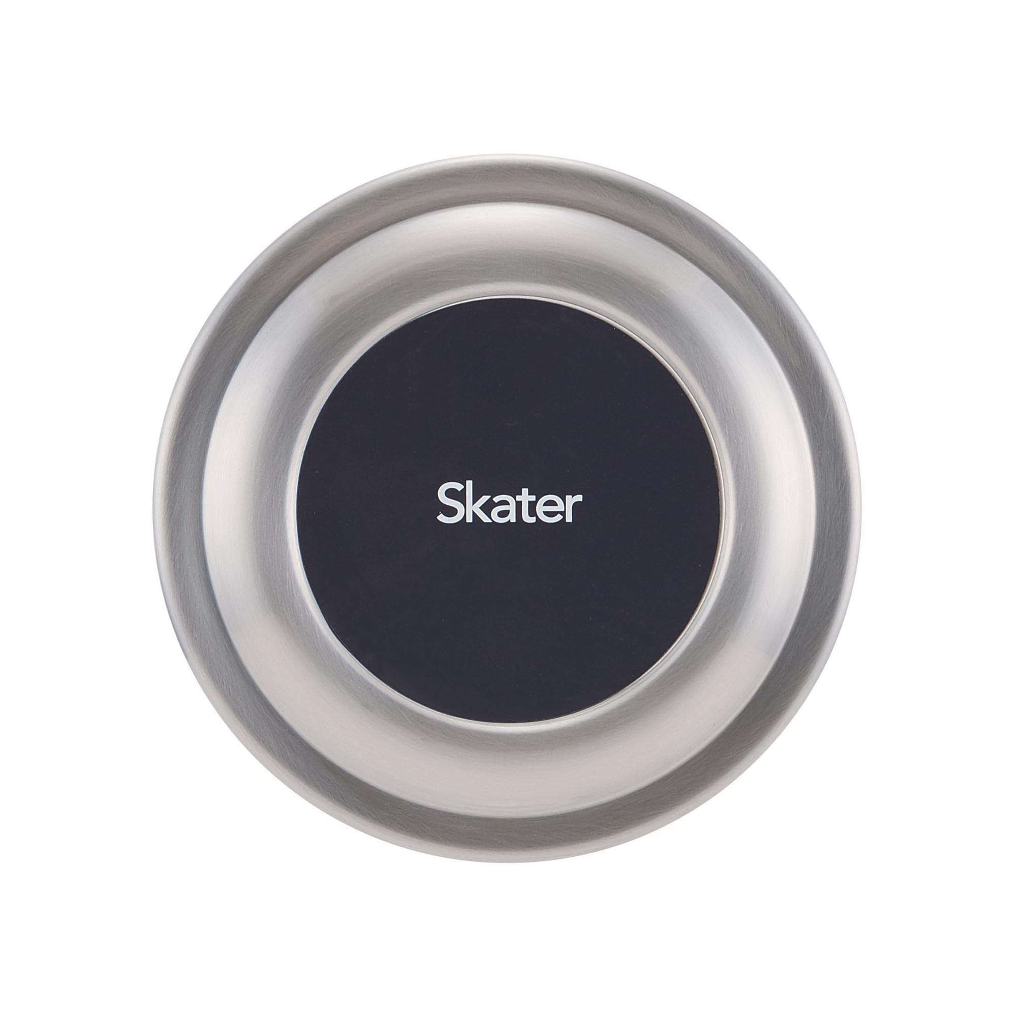 Skater Stainless Steel Insulated Bento Box - Japanese Lunch Pot - 550ml (18.6fl oz) - Large Capacity - Vacuum Double-Walled - Silver