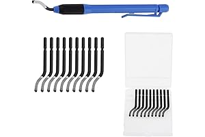 11-Blade Deburring Tool with 360° Rotary Head for Enhanced Metalworking