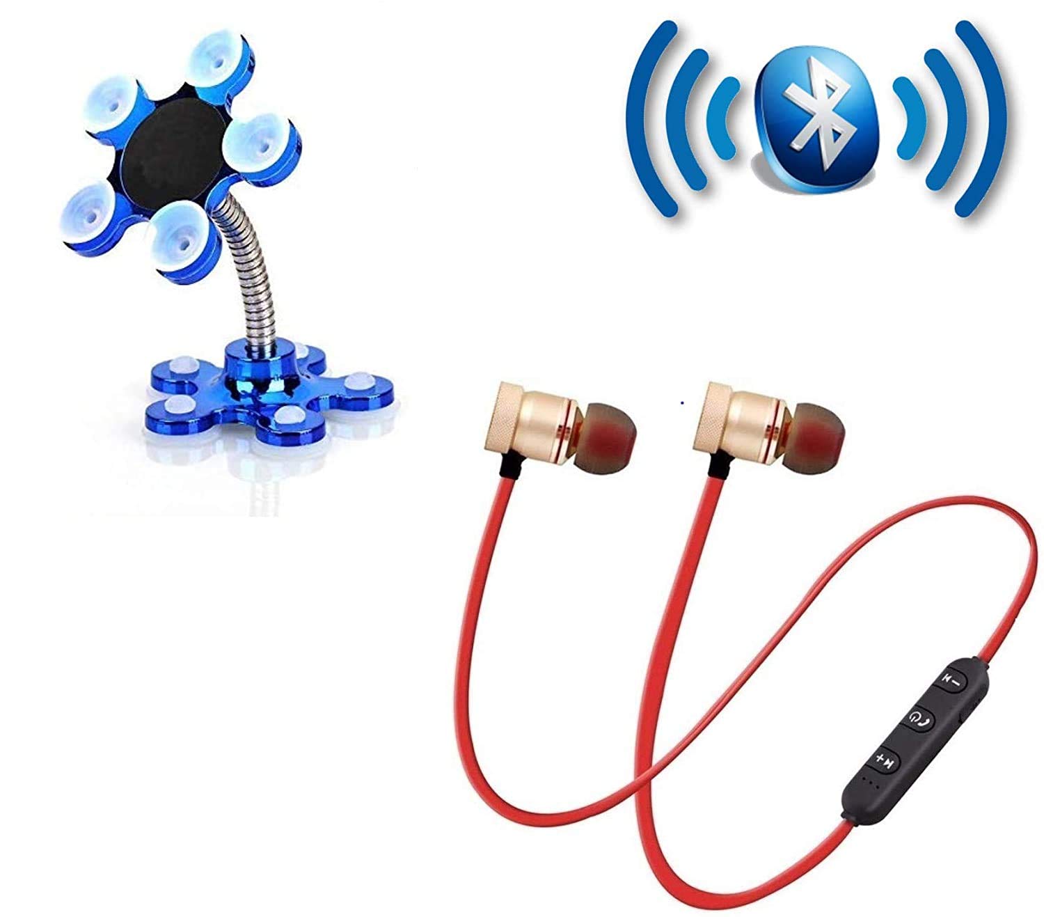 BLAXSTOC Magnetic Wireless Bluetooth 