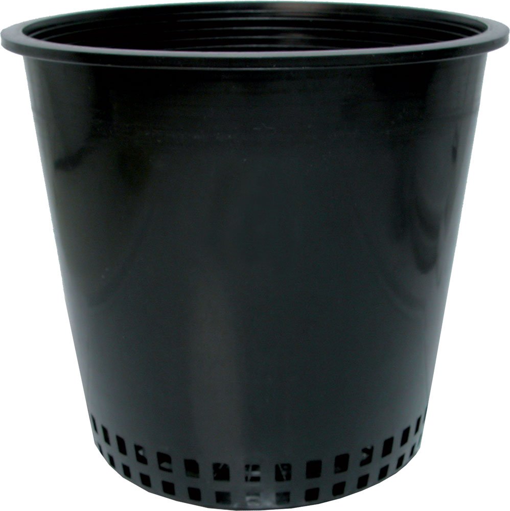 Hydrofarm HG8MESHPOT 8 Zoll (20.32 cm) Runder Pflanzentopf mit Netzboden, 50 Stück Beutel