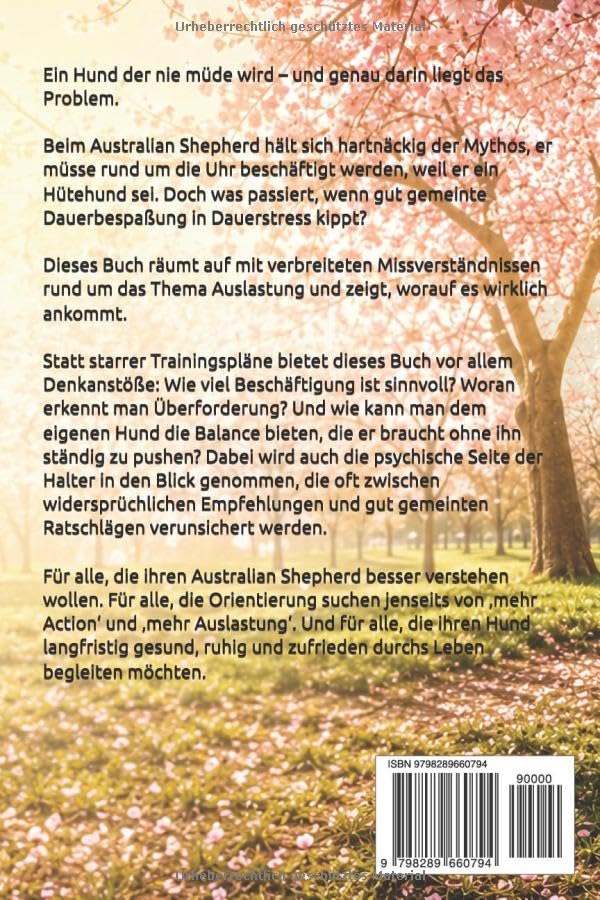 Viel Energie, aber keine 8-Stunden-Schicht – Auslastung statt Überforderung: Was ein Australian Shepherd wirklich braucht (Aussies made simple, Band 5)