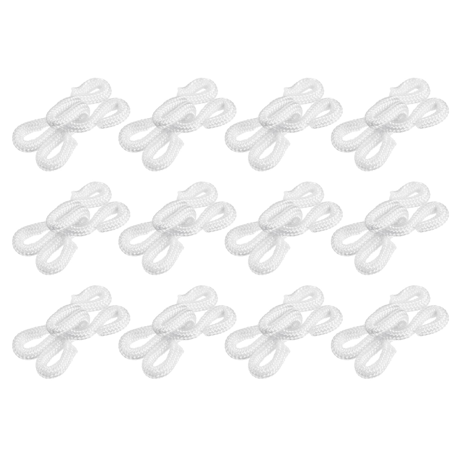 Crochets à coudre en fer et fermetures à œillets invisibles blanc 23 mm uxcell
