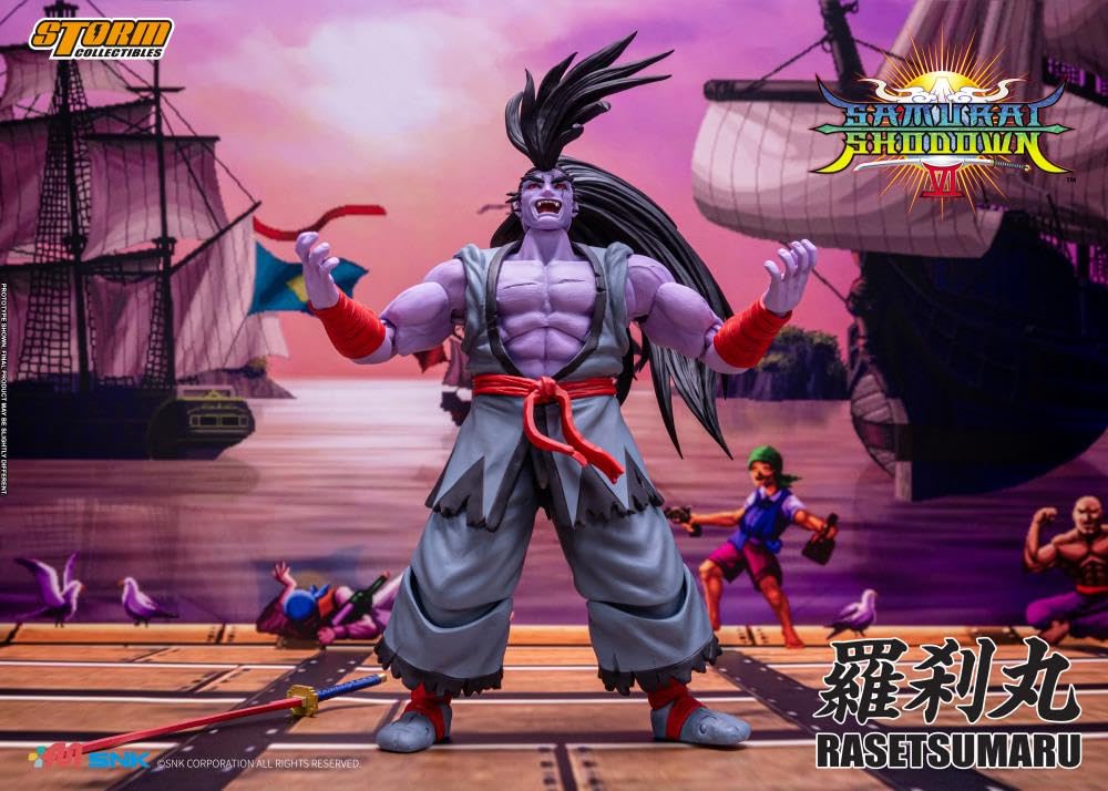 Storm Toys Rasetsumaru アクションフィギュア Storm Collectibles Samurai Shodown VI Figurine Rasetsumaru