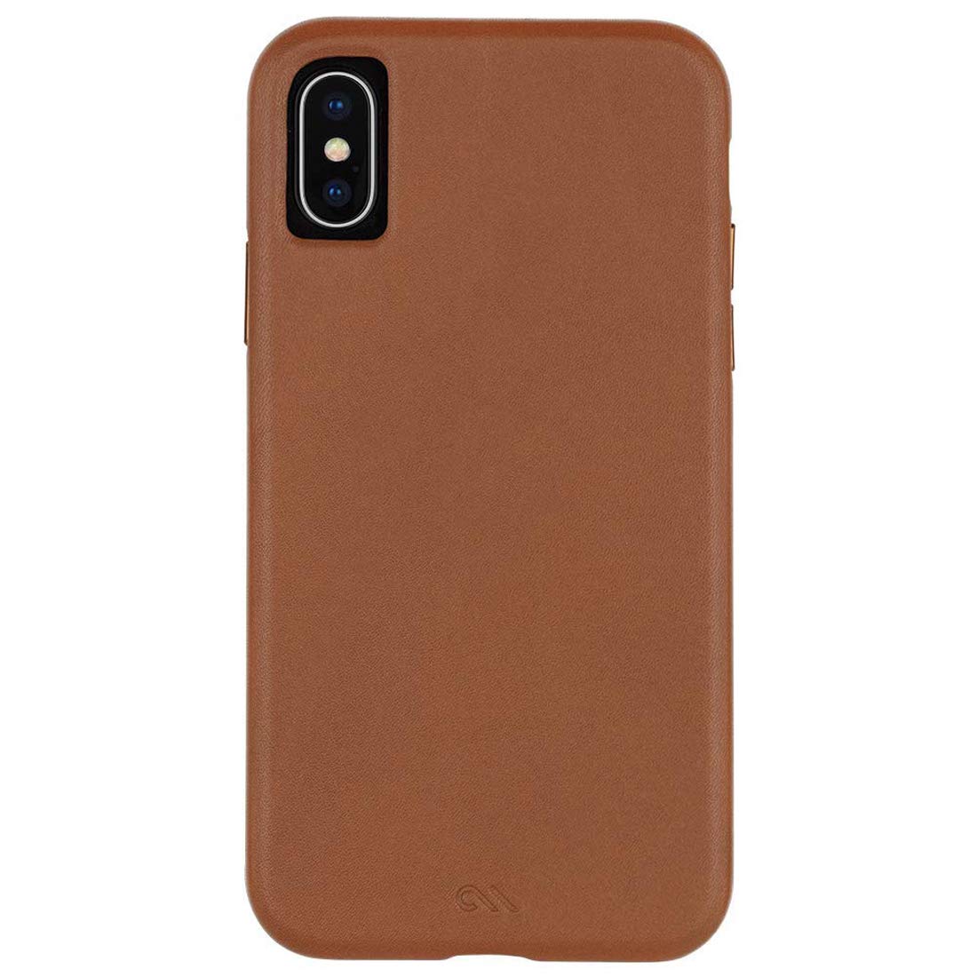 Case-Mate - iPhone XS Case - BARELY THERE LEATHER - iPhone 5.8 - Butterscotch Leather