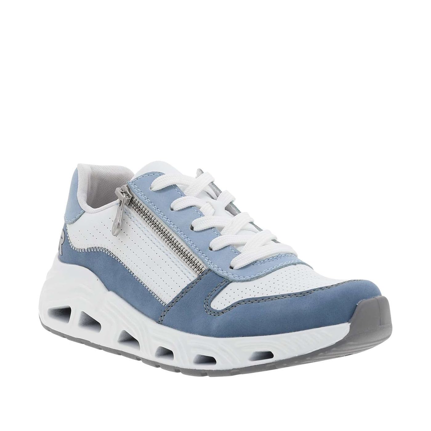 Rieker Damen N5204 Sneaker Low Blau 40