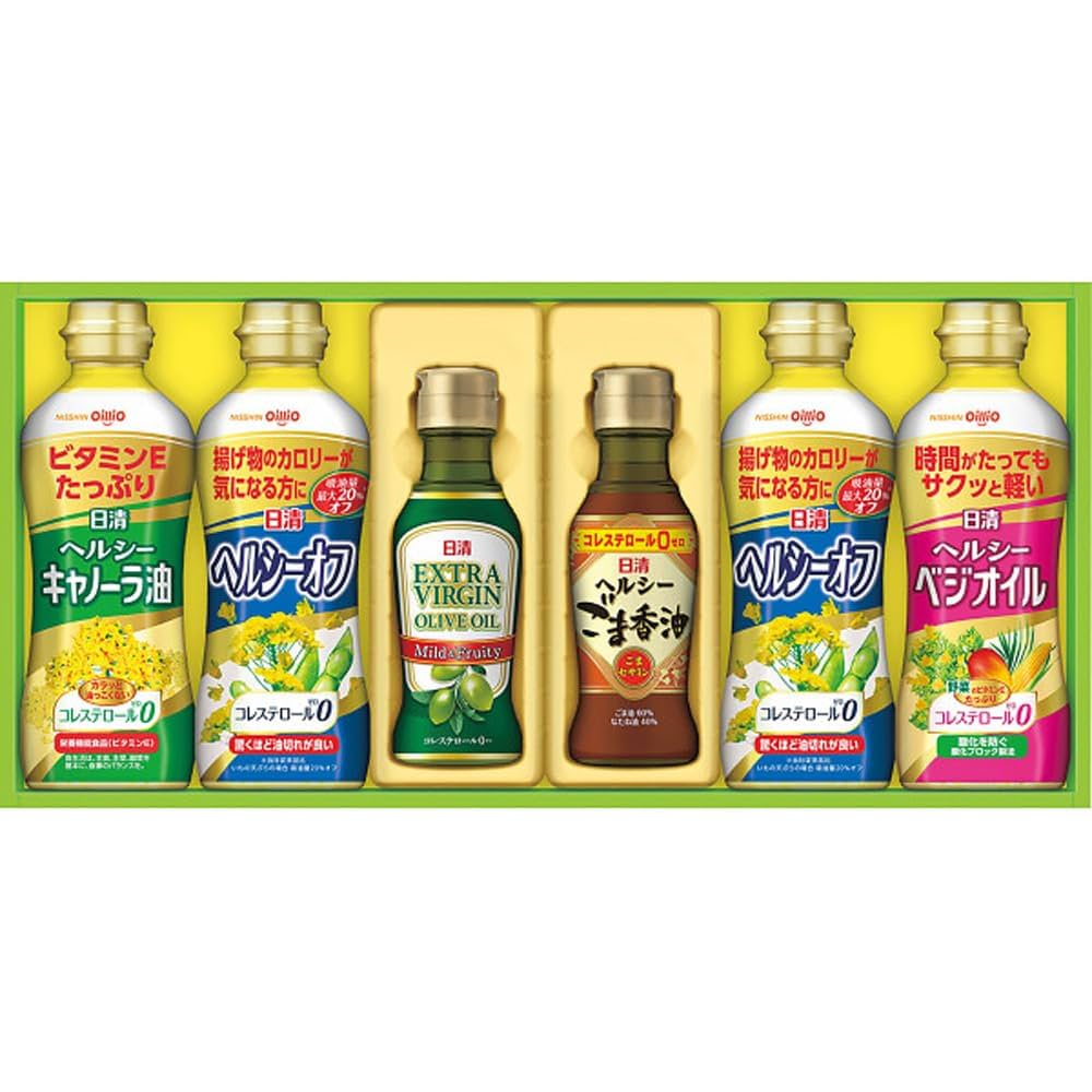 日清食品 - 食料油 ギフトセット Amazon.co.jp: 日清 ヘルシーオイル 調味料 バラエティ ギフト