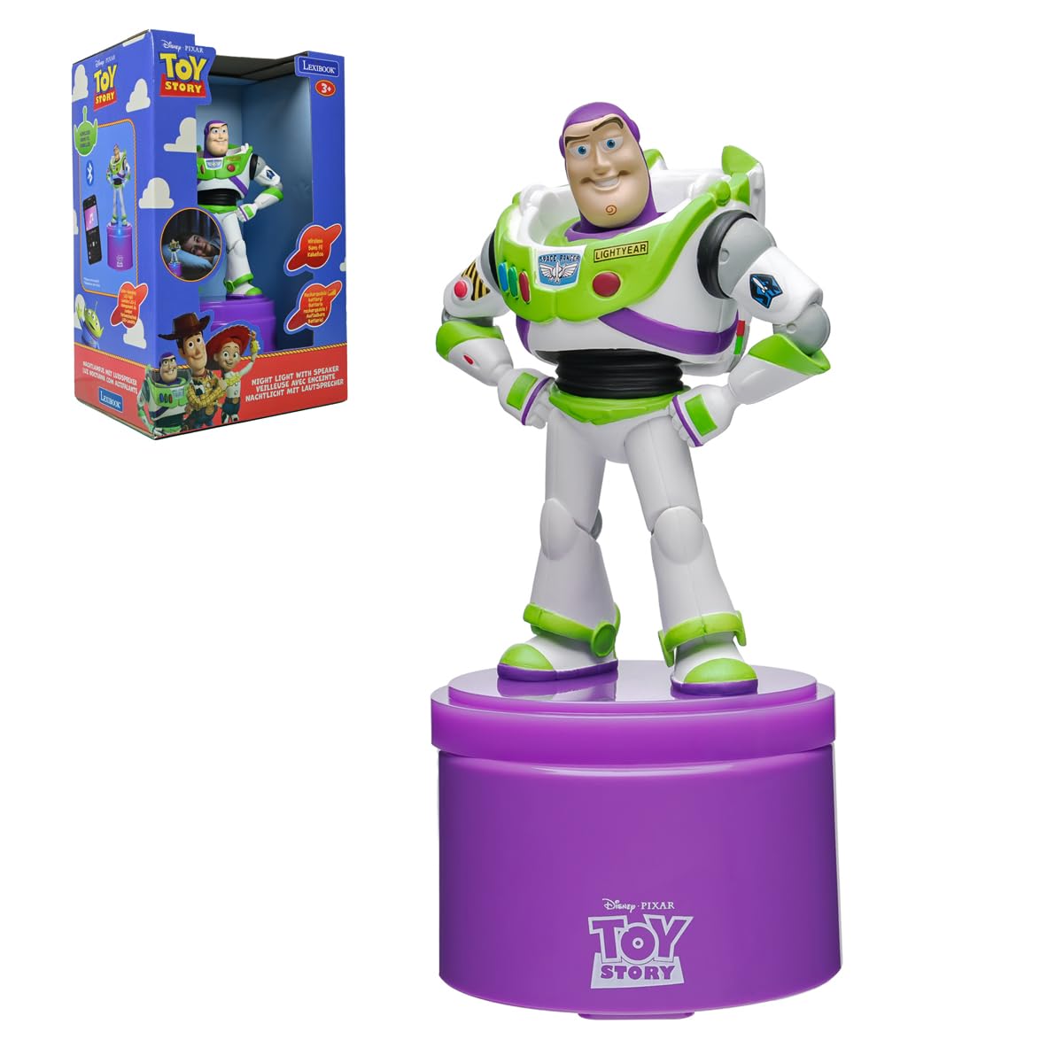Lexibook, Buzz Lightyear Nightlight Speaker, NS02TS