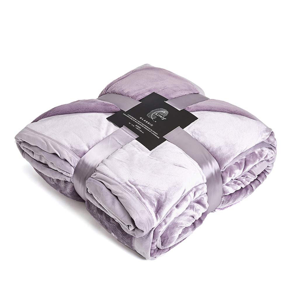 Couverture flanelle 570G épaisse et chaude pour l'hiver