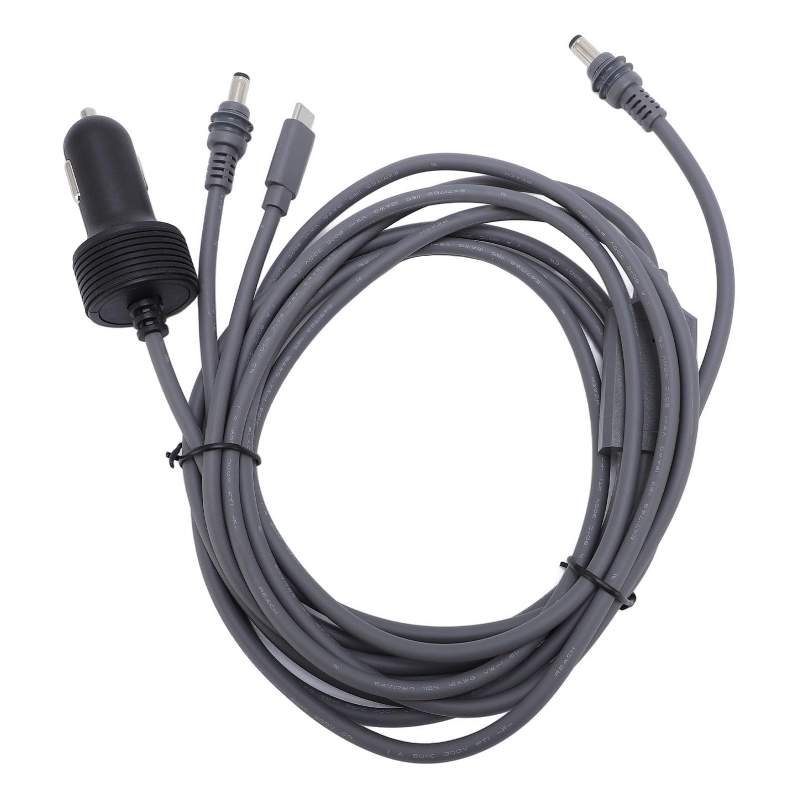 Establo 3 del Cable de Corriente Continua por Satélite en 1 Cargador del Coche para el Material Plástico de Cobre Púrpura del Camión del Coche Rv (#5)