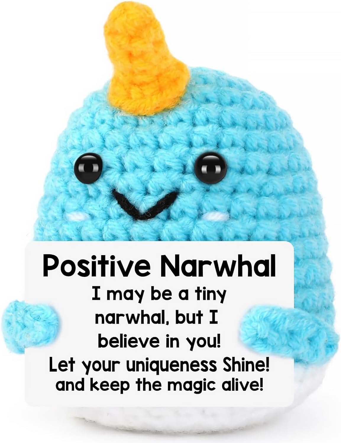 Oneser Funny Gifts for Men and Women, Handmade Crocheted Gifts for Friends, Husband, Perfect for Boyfriend, Girlfriend, Christmas, Valentine's Desktop Ornaments