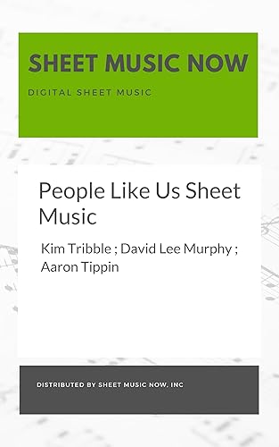 People Like Us Sheet Music