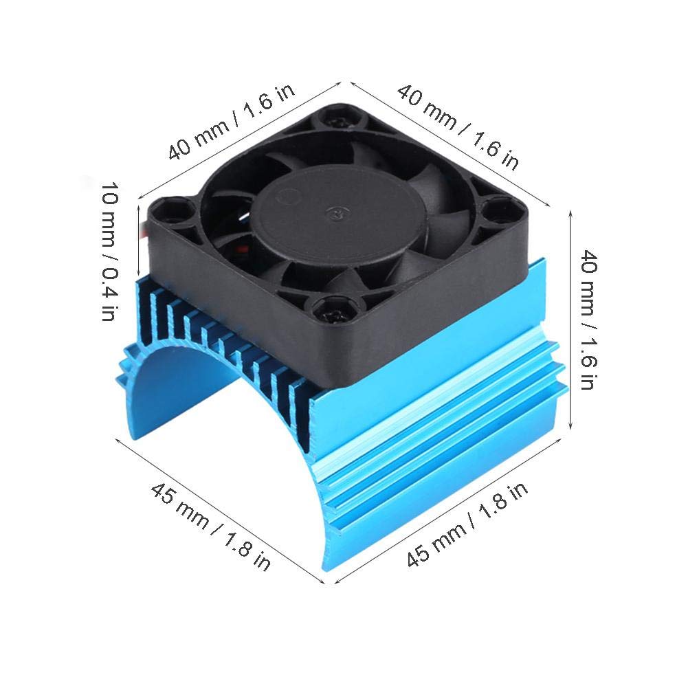 RC Cooling Fin, uniwersalny chłodzący silnik RC z wentylatorem do 1/10 RC Car 4074/4274/1515 RC część zamienna