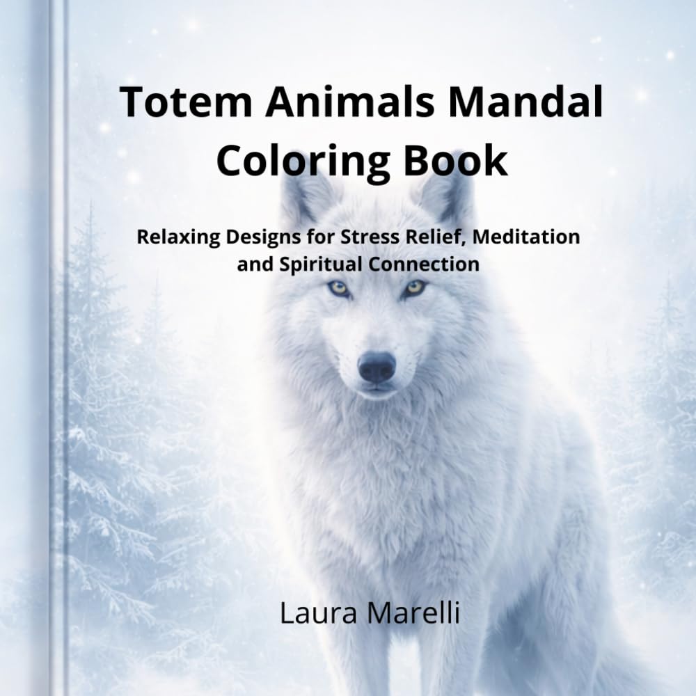 Totem Animals Mandala Coloring book: Relaxing Designs for Stress Relief, Meditation and Spiritual Connection