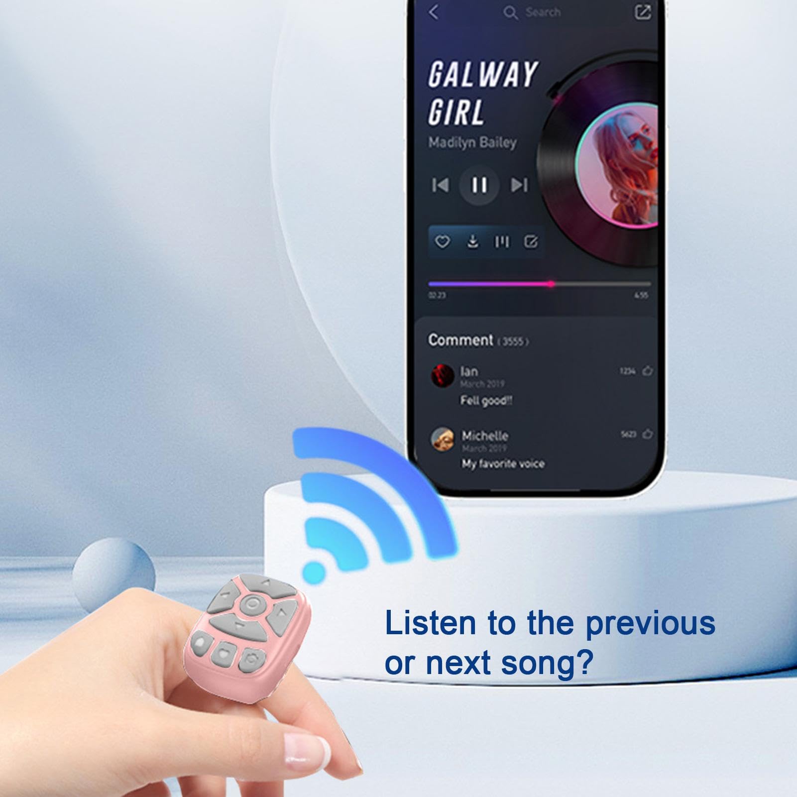 Amazon | 電話スクローラーリモート、ワイヤレスフィンガース