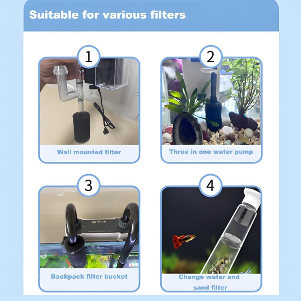 5 pezzi filtro serbatoio acqua spugna ingresso, kit di sostituzione