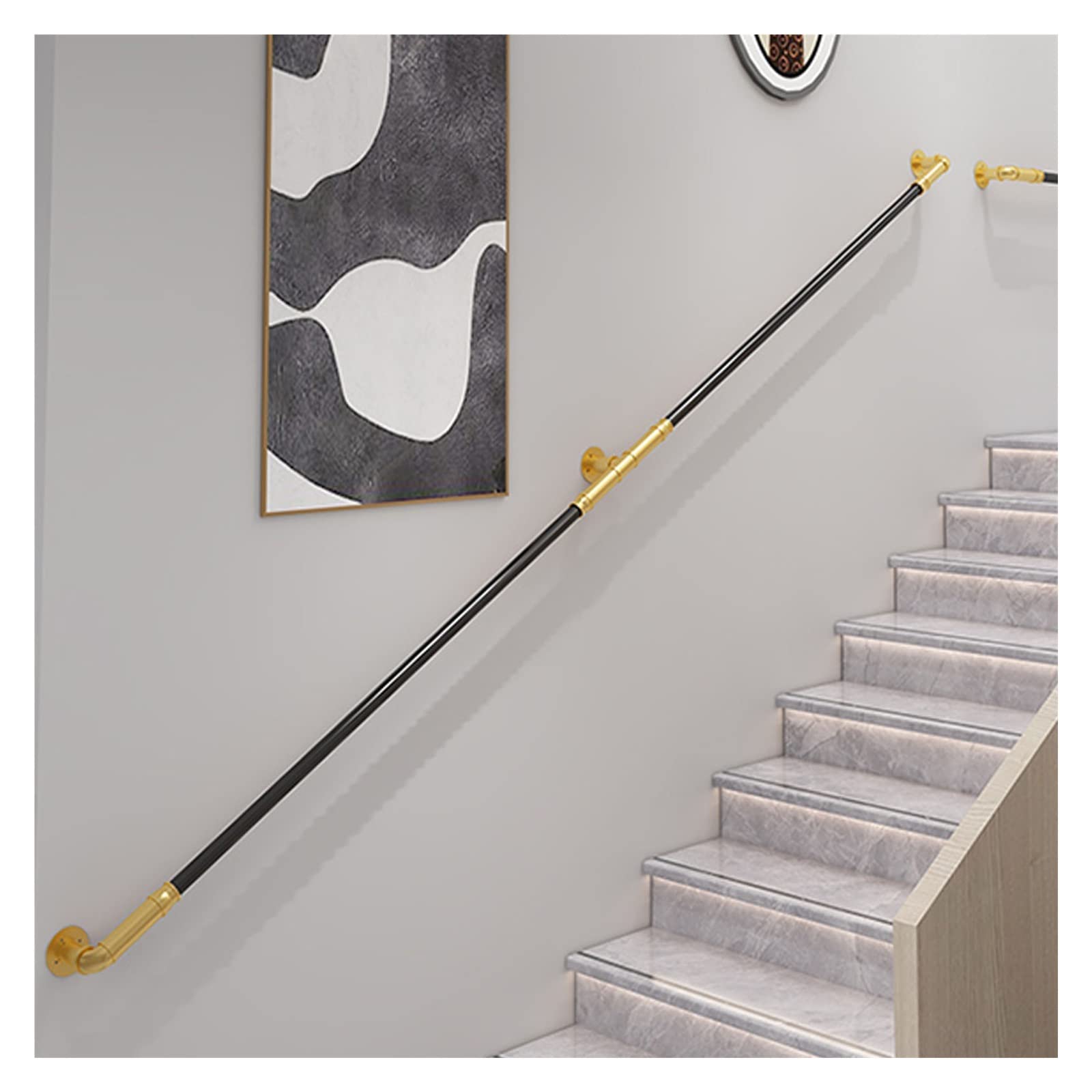 Main courante d'escalier 3m barre d'appui murale pour prévenir les chutes