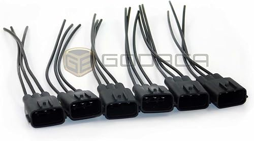 6 conectores macho de 3 vías para bobina de encendido Mazda UF540