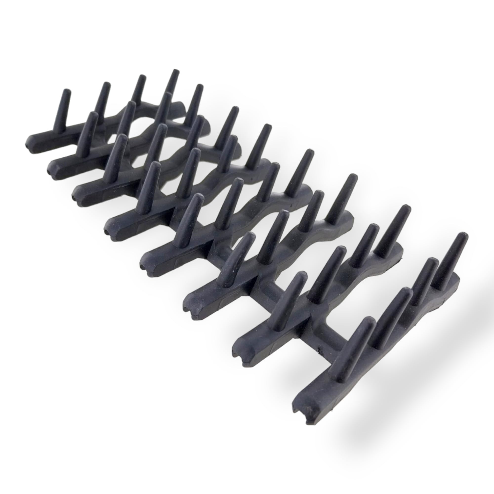 DL-pro 2 x jeu panier supérieur pour AEG Electrolux 138018410/9 1380184109 138018400/0 1380184000 broches en caoutchouc 175 x 80 x 30 mm pour lave-vaisselle panier supérieur