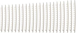 Alnicov 22 PCS Guitar Fretwire，2.2mm Fret Wire Set，for Electric Acoustic Guitar 22 Frets Fingerboard，Nickel-plated Copper