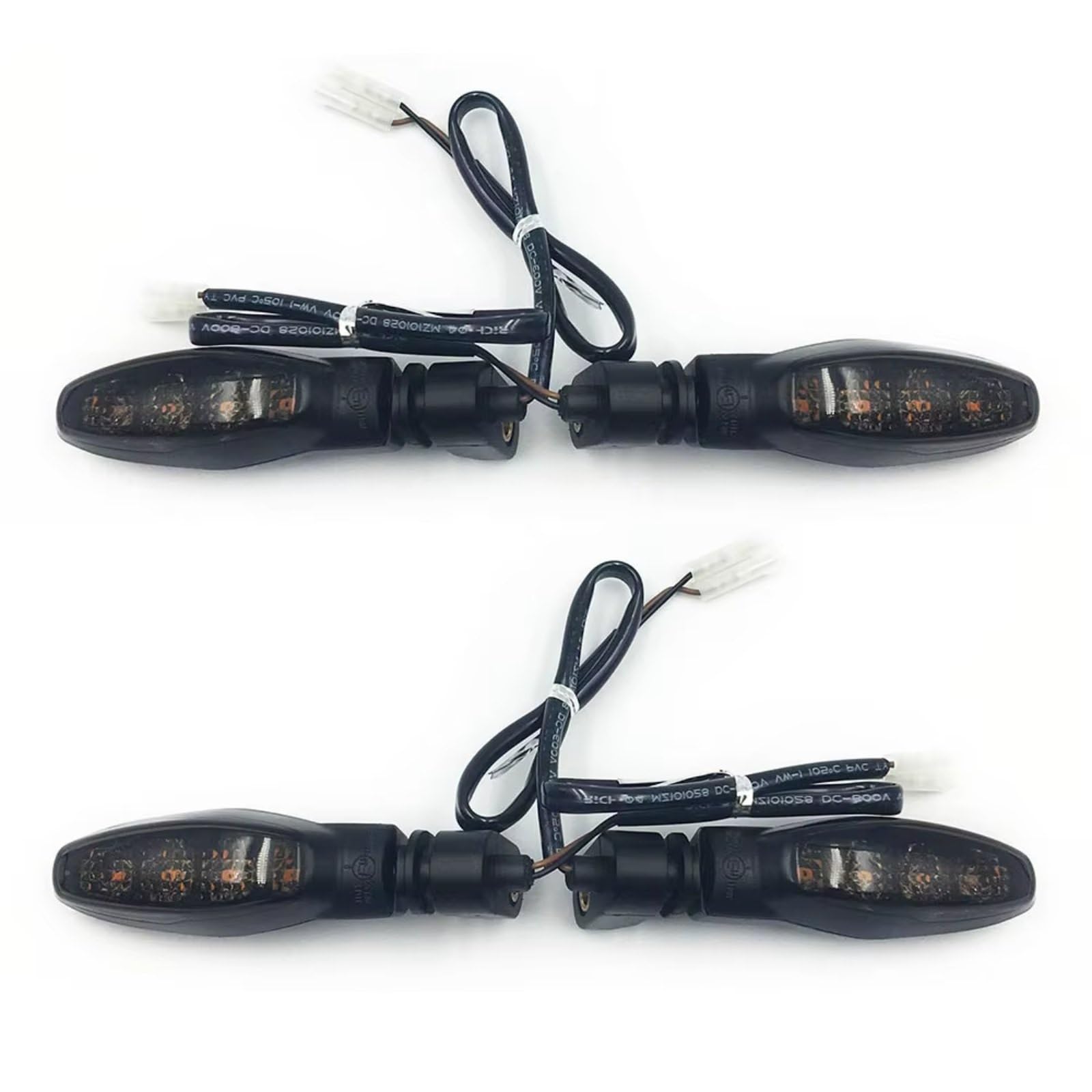 Per Tiger 800 2011-2017 Per Tiger 900 2020-2022 Per Tiger 1050 2006-2012 Per Tiger 1200 2012-2015 Accessori Per Indicatori Di Direzione Per Moto Indicatori Moto(Black,2 pair)