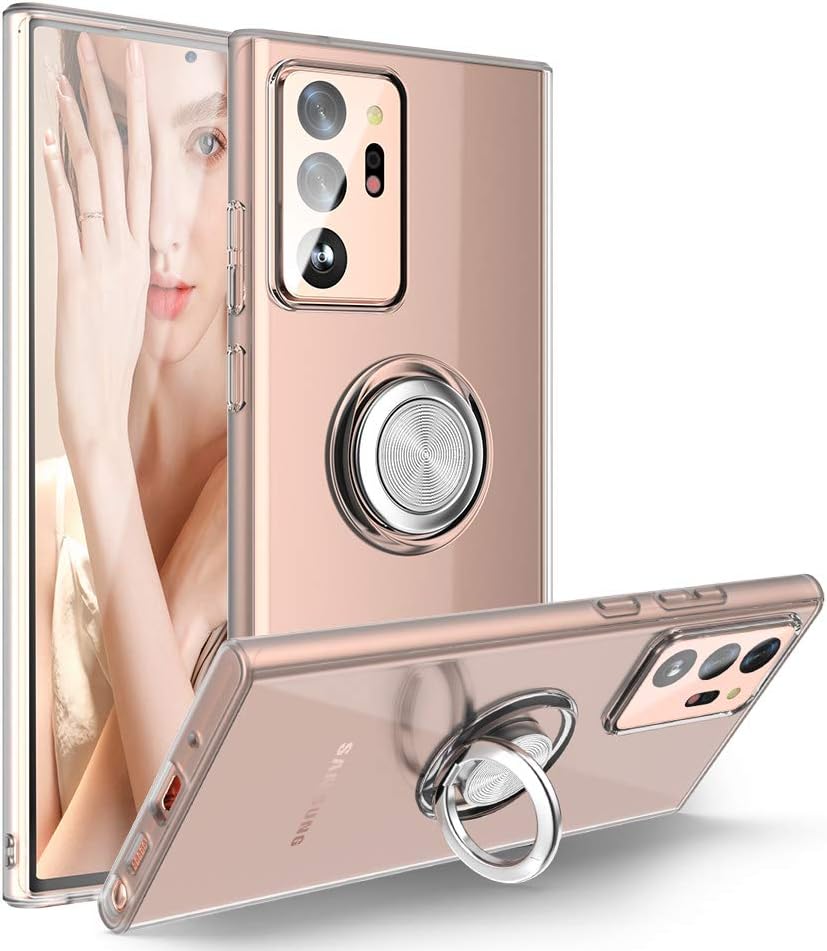 Galaxy Note 20 Ultra Case, Clear Body Soft TPU Shockproof Case