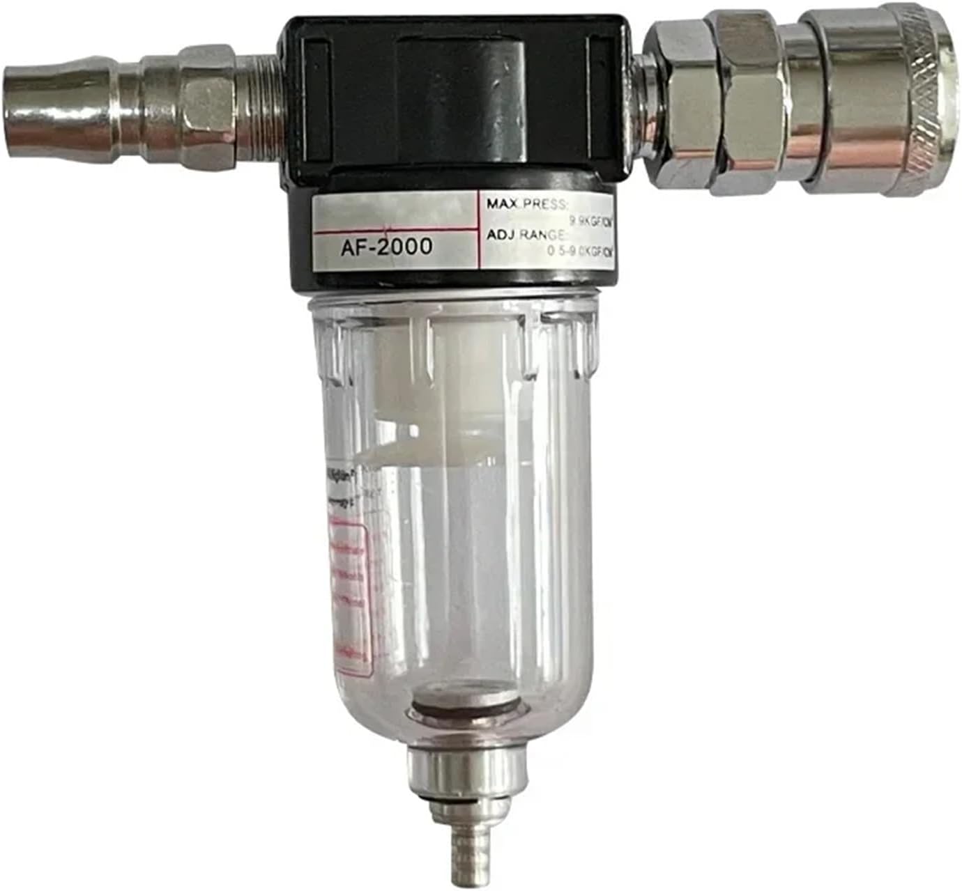 1Pcs AF2000 Moisture Separator For Compressor Universal Air Water Oil Filters Catch Auto 1/4" Compressed Air Filter(AF2000)