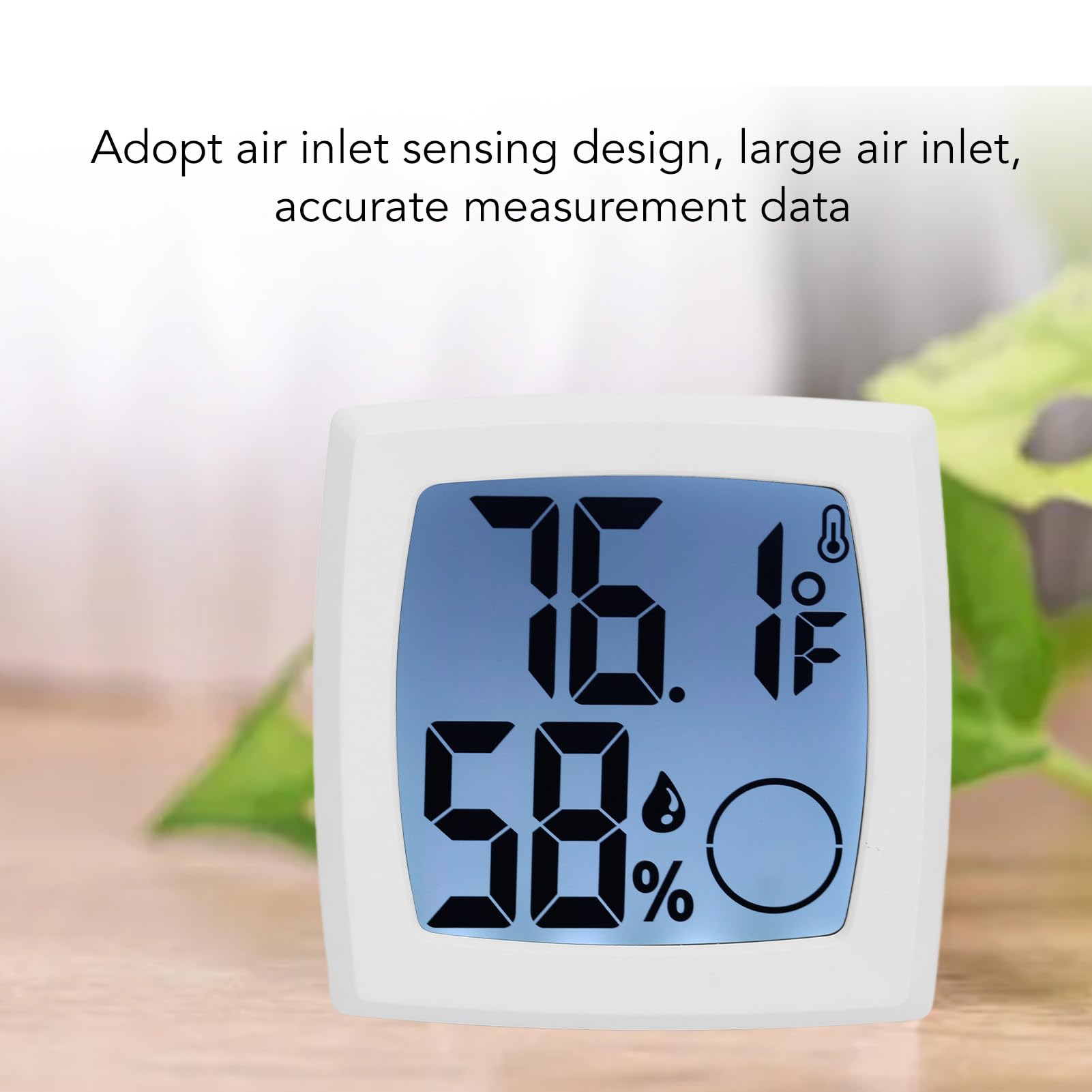 Yuecoom Digital Hygrometer Indoor Thermometer,Multifunctional Accurate Humidity Meter Temperature Sensor for Home Bedroom