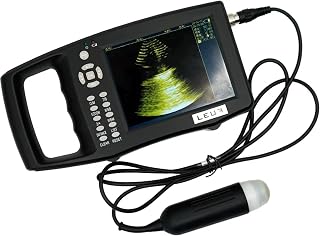 Veterinary Pregnancy Diagnostic Ultrasound Scanner Machine Portable Ultrasound Scanner Veterinary, Portable HD Pregnancy Test Machine with 3.5 Mhz Convex Probe for Livestock and Pet Inspection