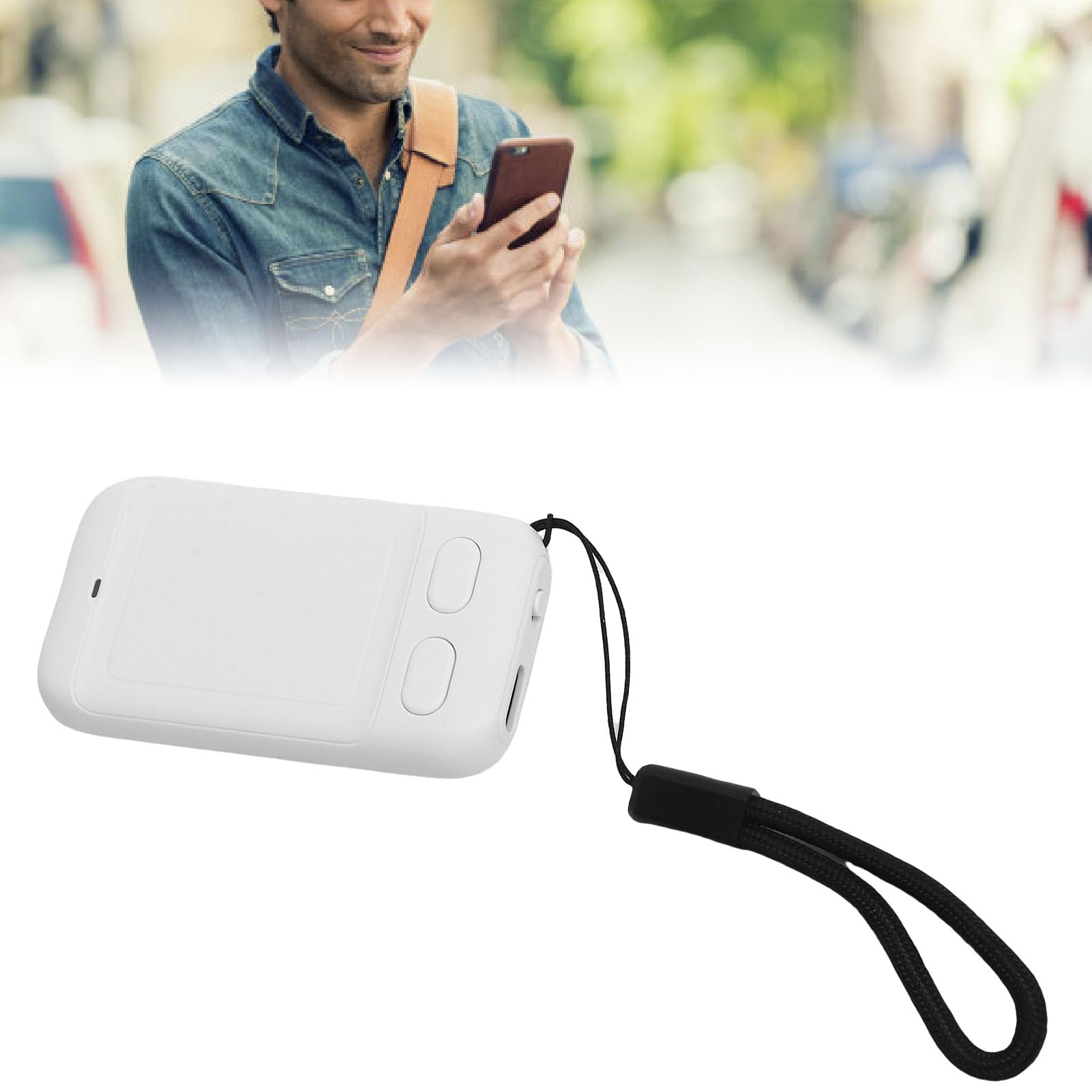 Sxhlseller Telecomando Girapagina Bluetooth per |Controllo Touchpad 'otturatore della Fotocamera per 8+ (WHITE)
