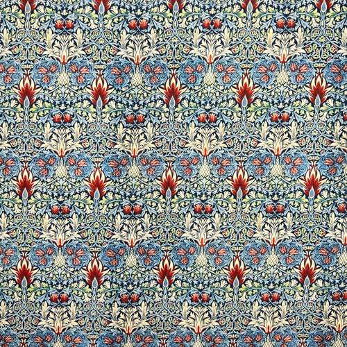 Tissu en coton motif serpent pour loisirs créatifs et habillement fait main