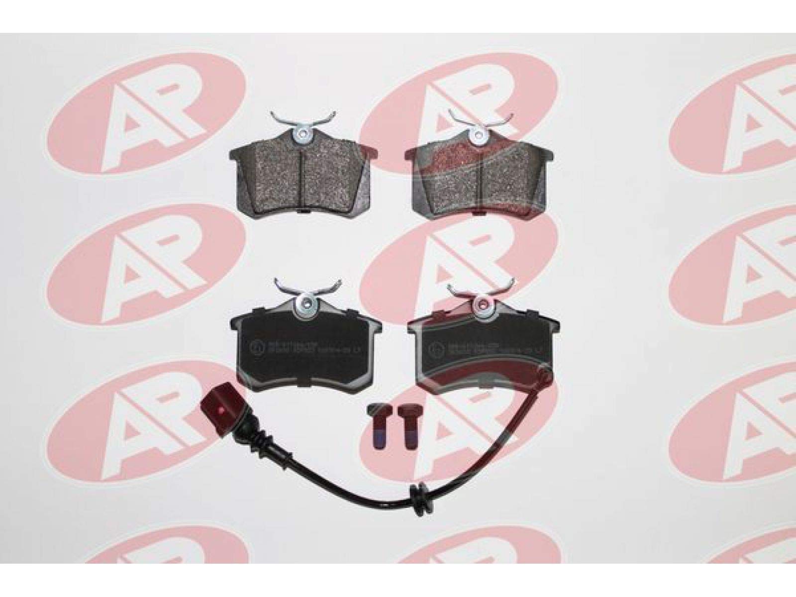 1x ORIGINAL® Lpr Bremsbelagsatz, Scheibenbremse Hinten für VW Polo Lupo Polo