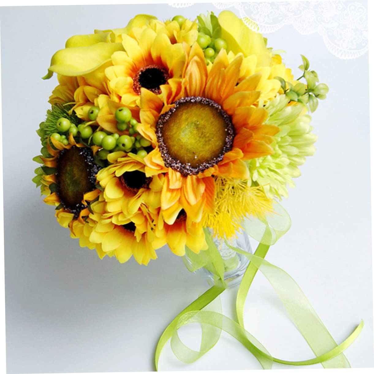 Hochzeit Bouquet Aus Kunstblumen Sonnenblumen Dekoration Für Party Hochzeitsdeko Langlebig Und Pflegeleicht
