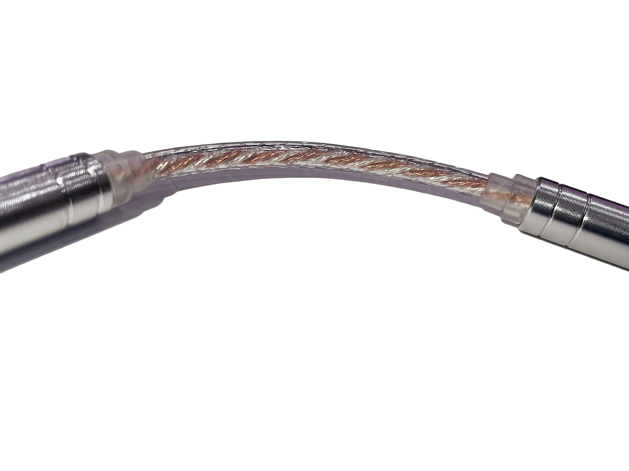 Adaptateur Câble Audio 2,5mm Mâle Vers 4,4mm Femelle - OCC Plaqué Or, 14 Cm, Pour Casque/ampli Haute-fidélité