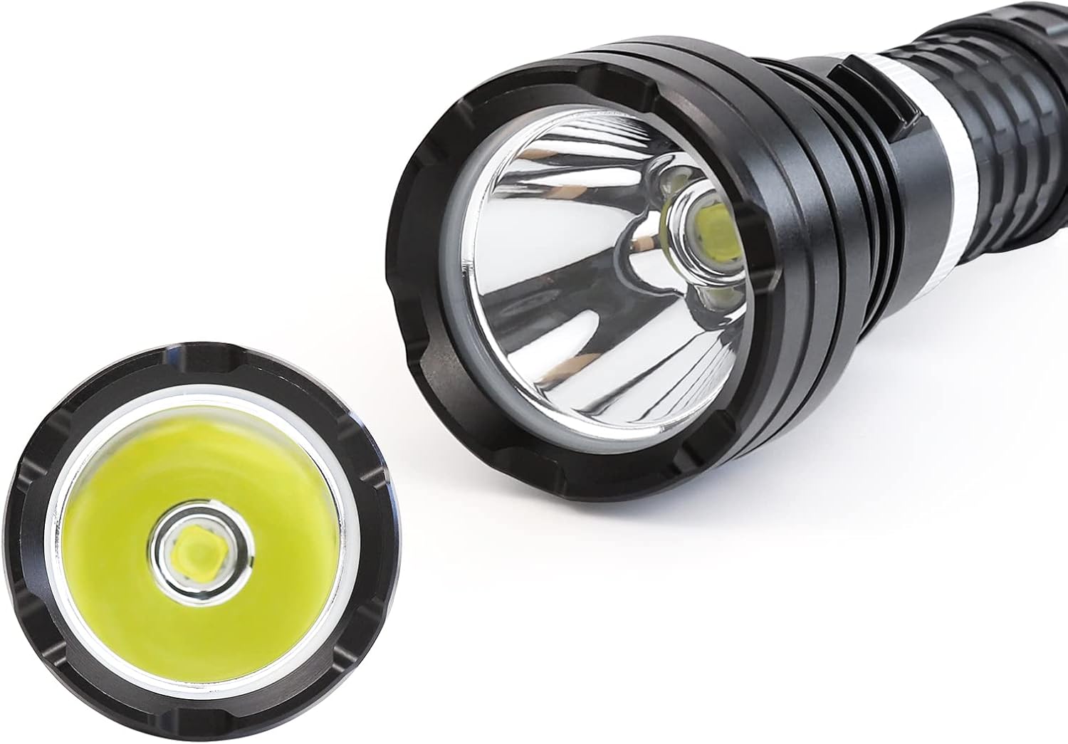 Dive Lights Super Scuba Diving Flashlight, IPX8 Waterproof Flashlight Underwater Lights, Dive Torch Snorkeling Light for Night Diving