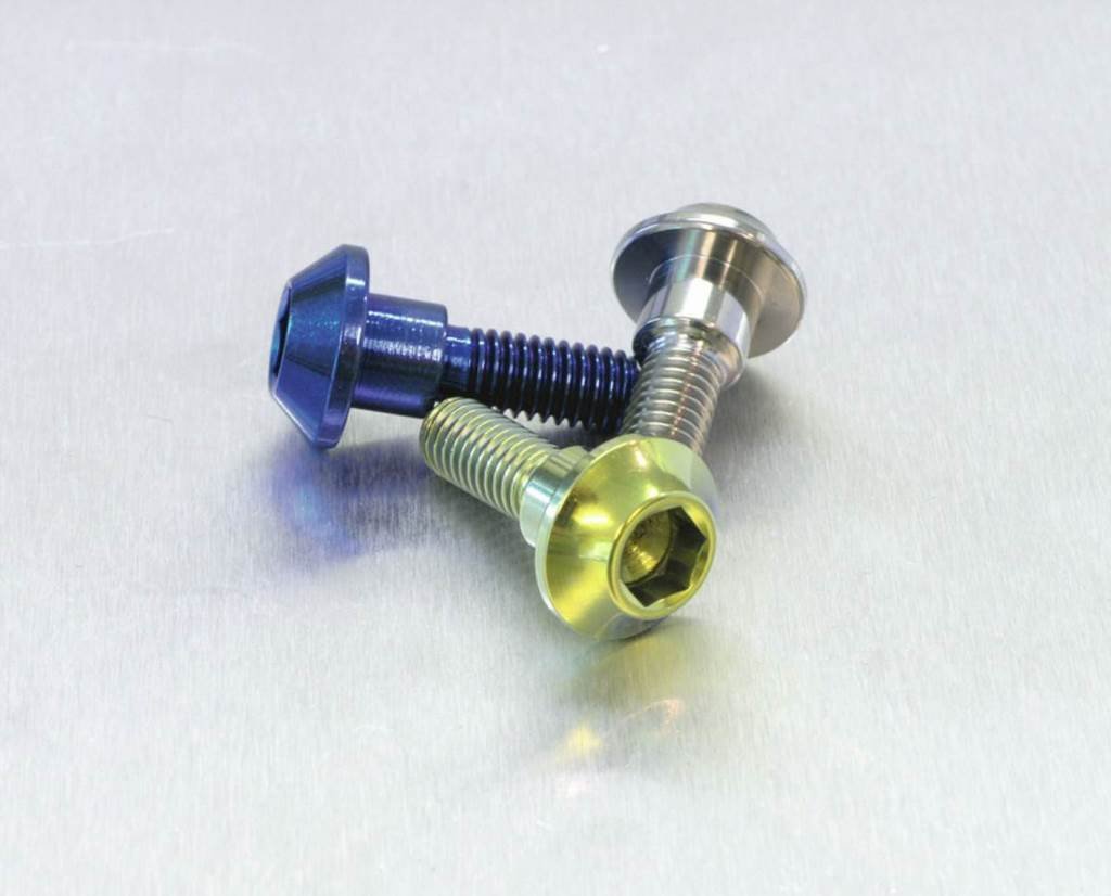 Tornillos de disco delantero titanio lote de 12 para evitar vibraciones al frenar